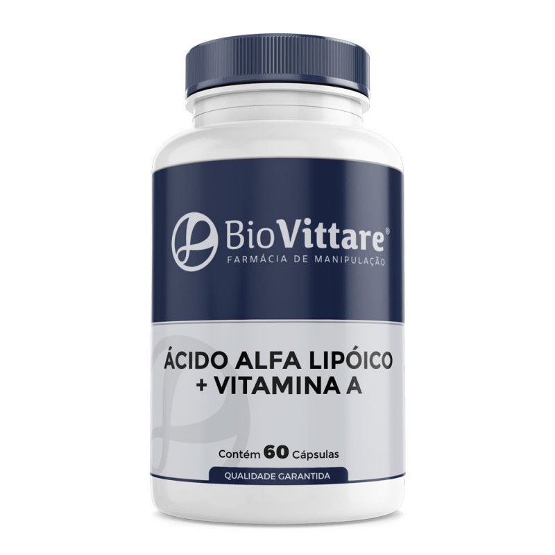 Ácido Alfa Lipoico + Vitamina A 60 Cápsulas