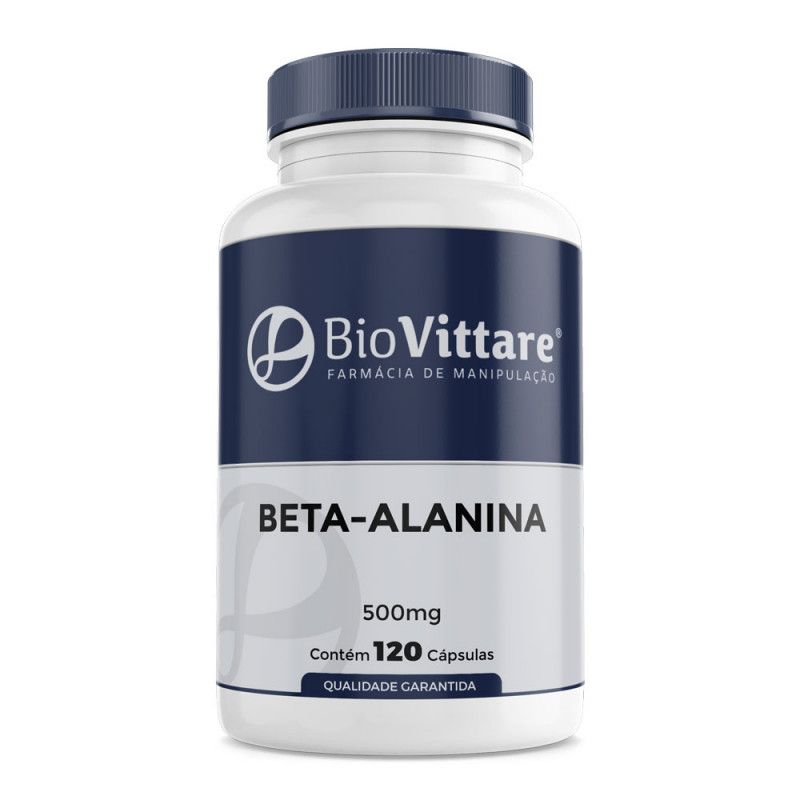 Beta Alanina 500mg 120 Cápsulas - Pré Treino