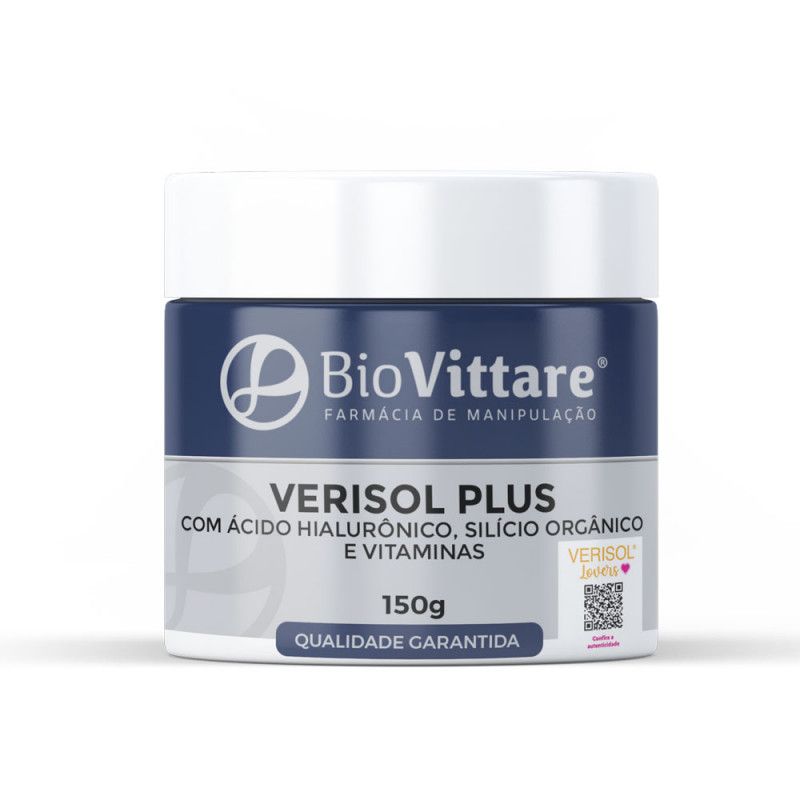 Colágeno Verisol Plus 150g (Com Ác. Hialurônico, Silício Orgânico, Biotina e Vitaminas C e E)