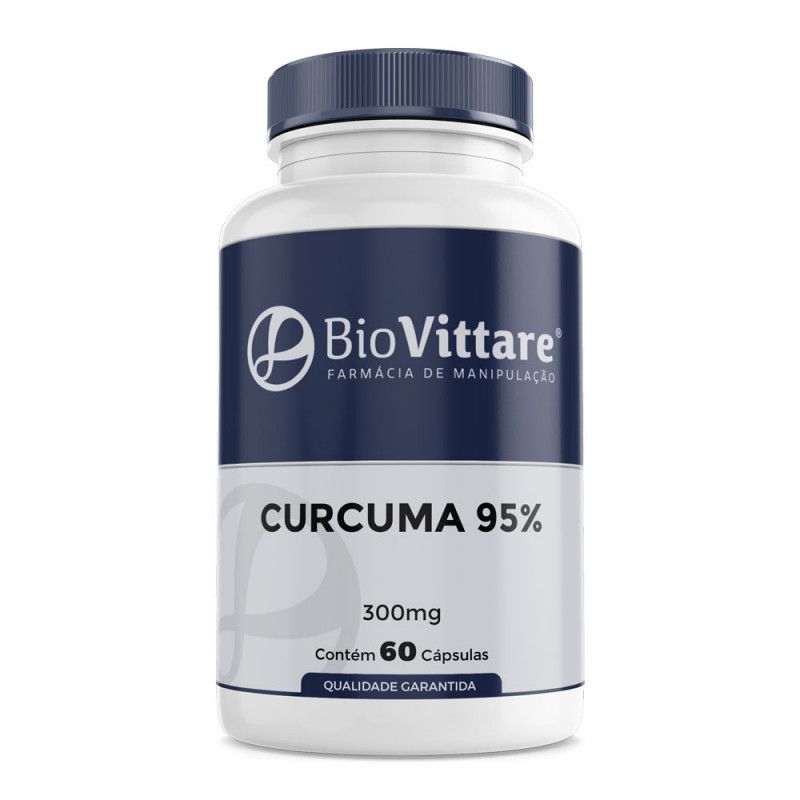 Curcuma Longa (95% Curcumina) 300mg 60 Cápsulas