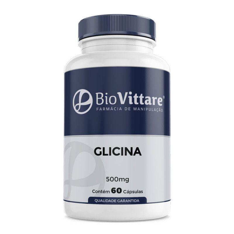 Glicina 500mg 60 Cápsulas
