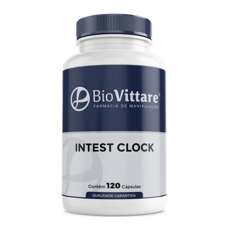 Intest Clock 120 Cápsulas – Regulador Intestinal com Sene e Agar agar