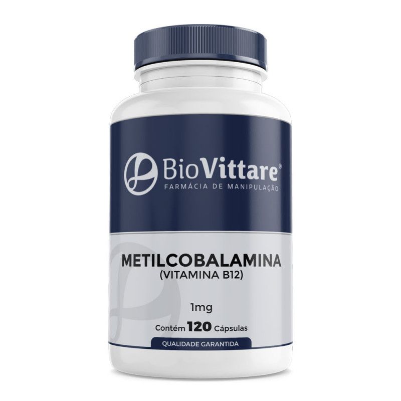 Metilcobalamina (Vitamina B12) 1mg 120 Cápsulas