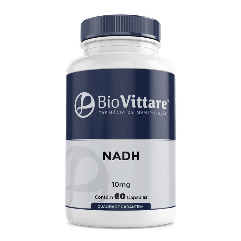 NADH (Nicotinamida Adenina Dinucleotídeo) 10mg 60 Cápsulas