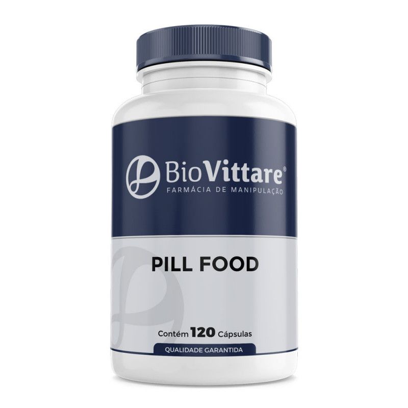 Pill Food 120 Cápsulas – Vitaminas para Pele, Cabelos e Unhas
