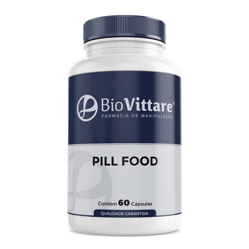Pill Food 60 Cápsulas – Vitaminas para Pele, Cabelos e Unhas