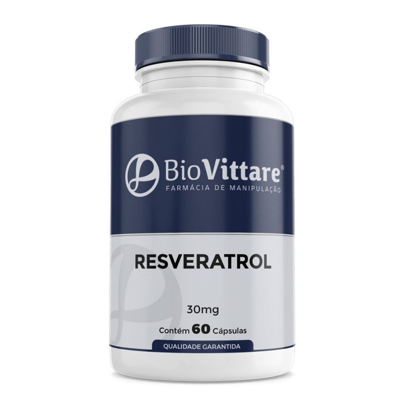 Trans Resveratrol (Concentrado) 30mg 60 Cápsulas