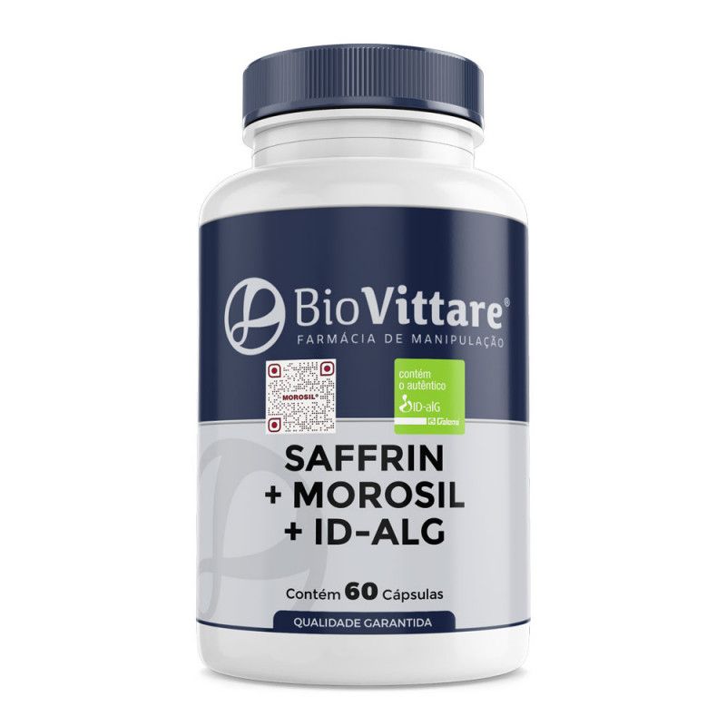 Saffrin + Morosil + ID-alG 60 Cápsulas | Redução de Peso e Bem-estar