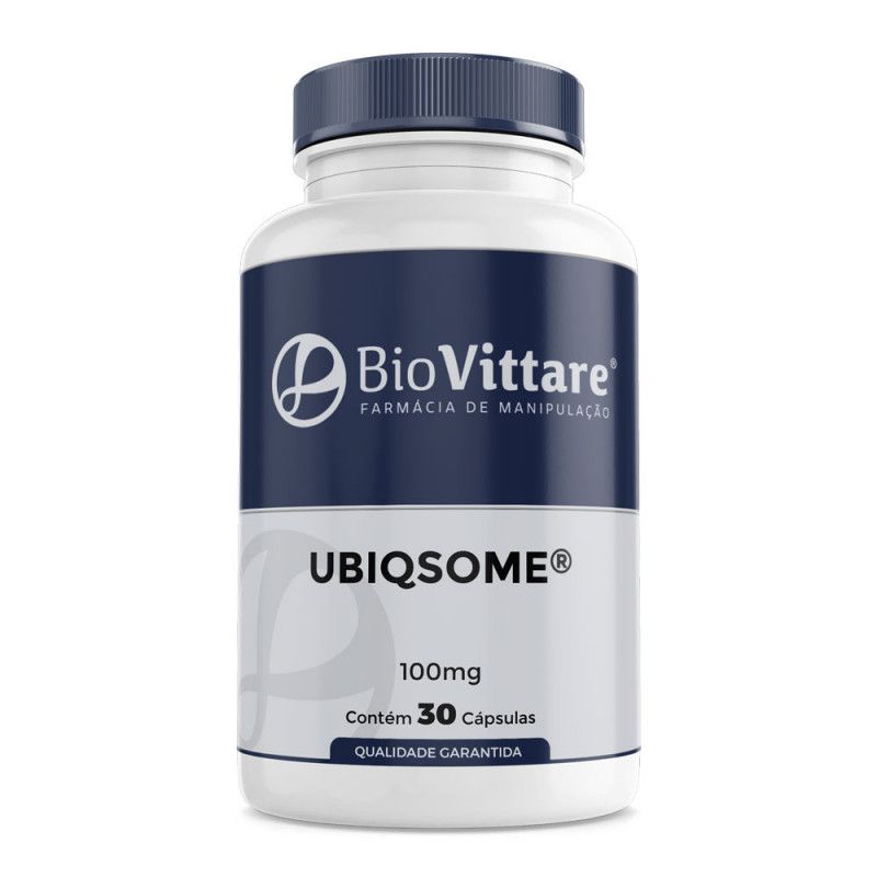 UbiQsome® 100mg 30 Cápsulas - Coenzima Q10 de Alta Biodisponibilidade