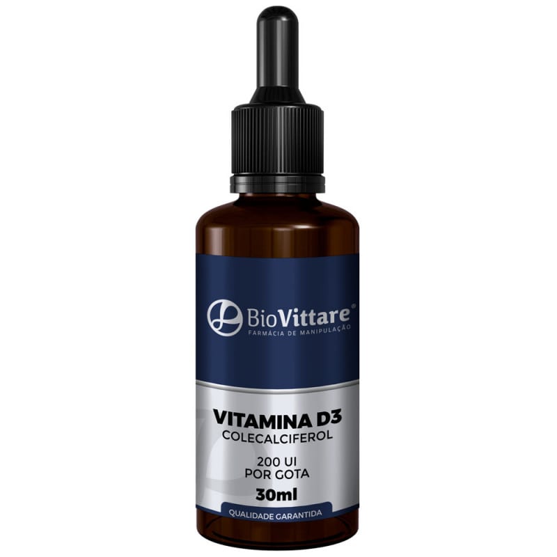 Vitamina D3 200 UI por Gota - 30ml