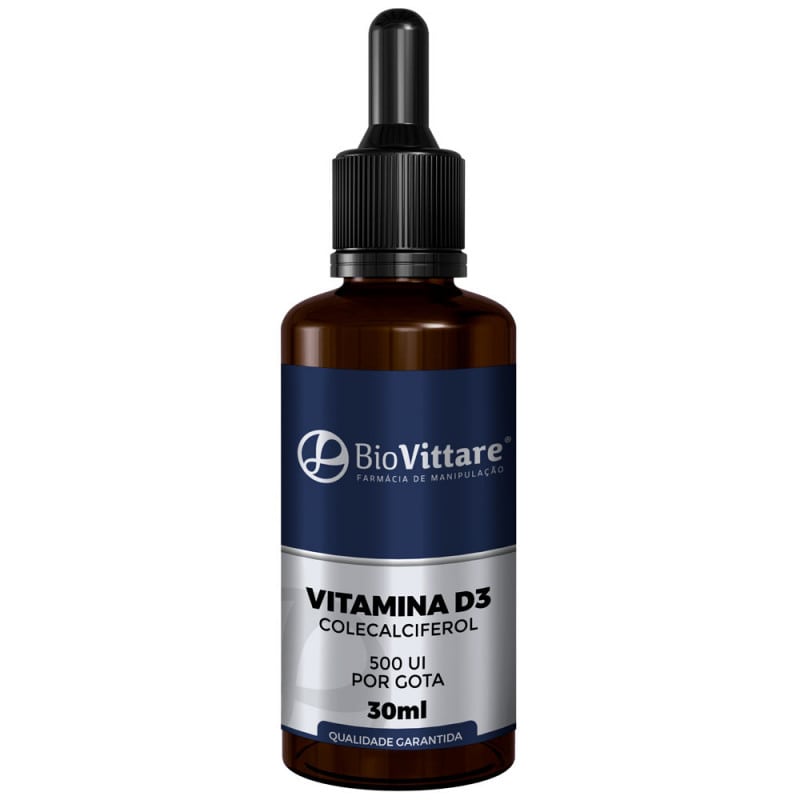 Vitamina D3 500 UI por Gota - 30ml