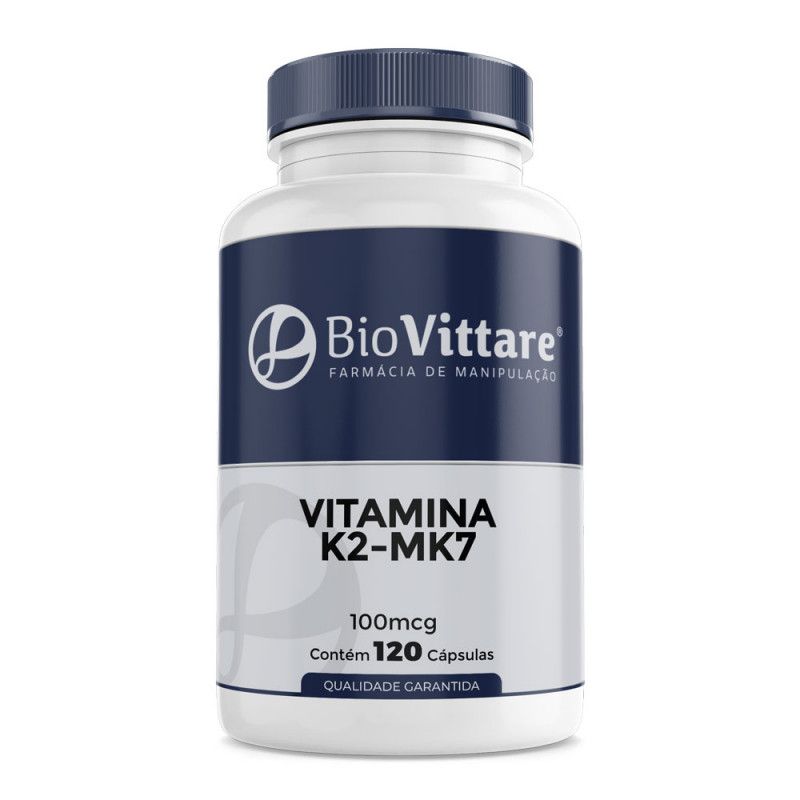 Vitamina K2 MK7 100mcg 120 Cápsulas