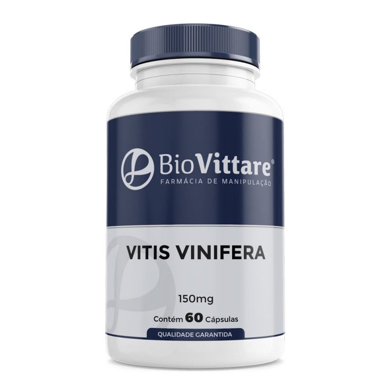Vitis Vinifera (Semente de Uva) 150mg 60 Cápsulas