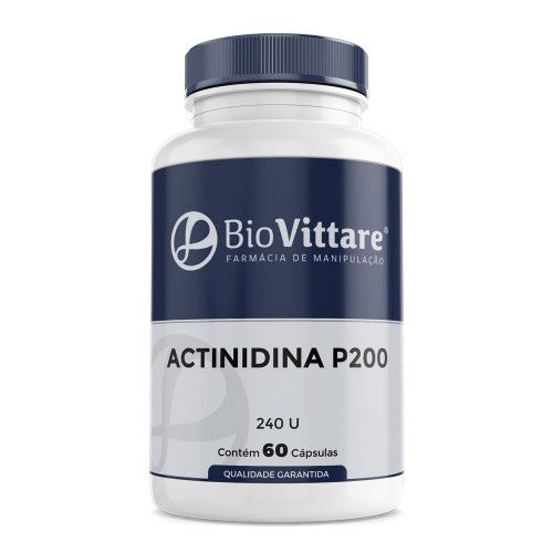 Actinidina (Enzima Digestiva do Kiwi) 240 U 60 Cápsulas | Alivia a Constipação