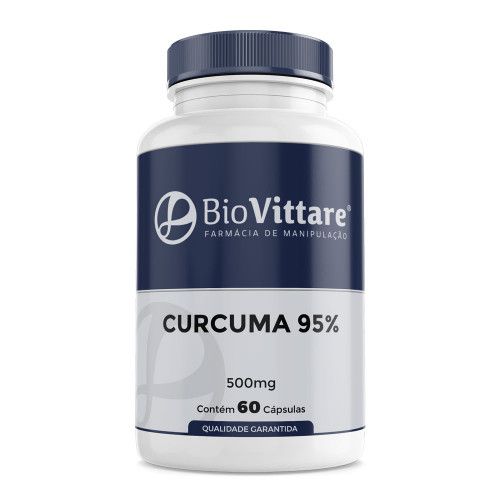 Curcuma Longa (95% Curcumina) 500mg 60 Cápsulas