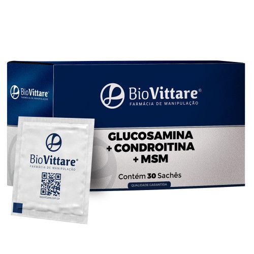 Glucosamina + Condroitina + MSM 30 Sachês