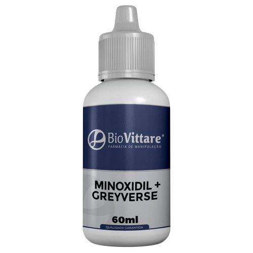 Minoxidil + GreyVerse 60ml Uso Tópico