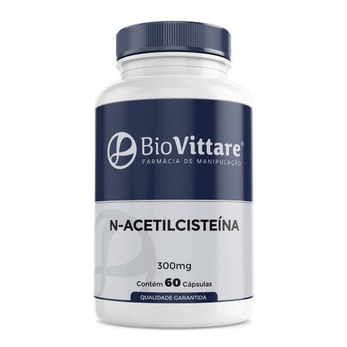 N Acetil Cisteína (NAC) 300mg 60 Cápsulas