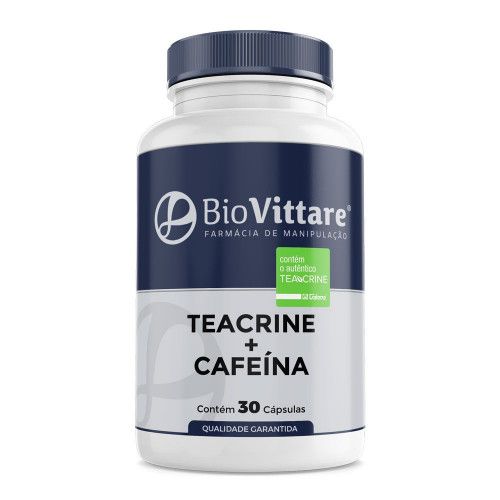 Teacrine ® + Cafeína 30 Cápsulas Com Selo de Autenticidade