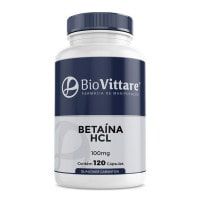 Betaína HCl (Cloridrato de Betaína) 100mg 120 Cápsulas