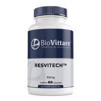 ResviTech ™ 50mg 60 Cápsulas - Trans-Resveratrol de Alta Biodisponibilidade