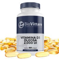 Vitamina D3 Oleosa 2.000 UI 60 Cápsulas Softgel
